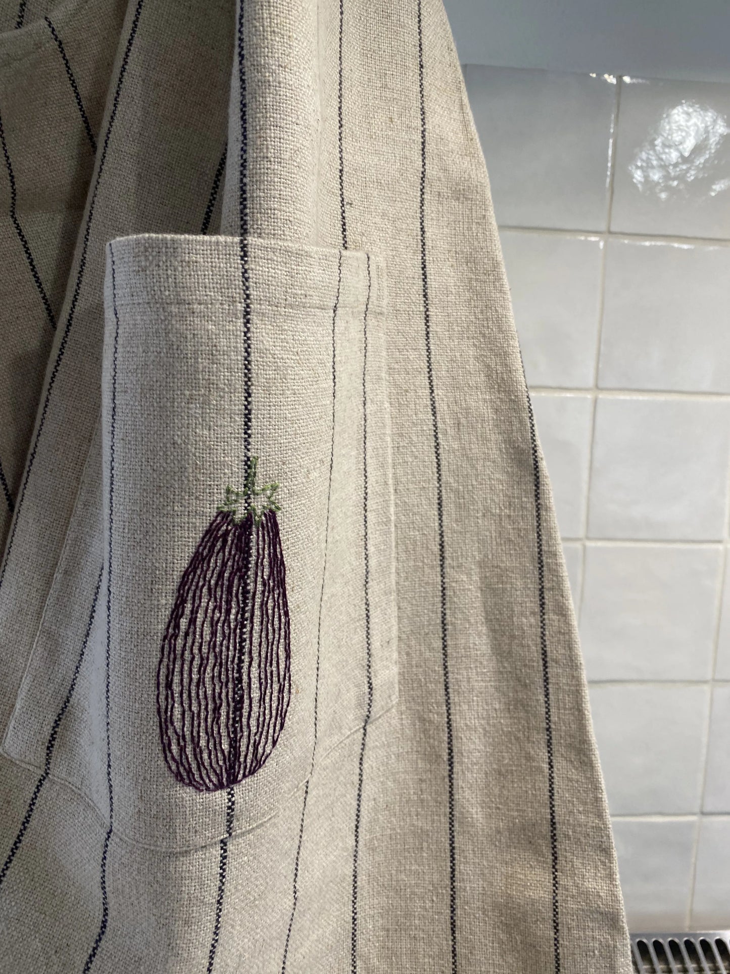 Tablier Aubergine