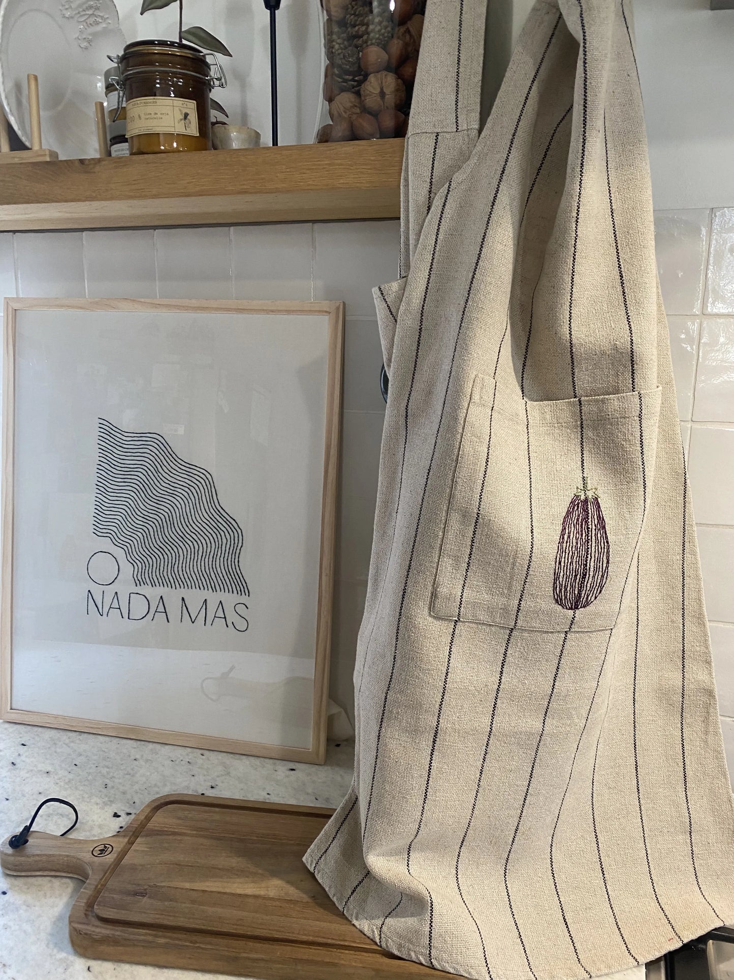 Tablier Aubergine