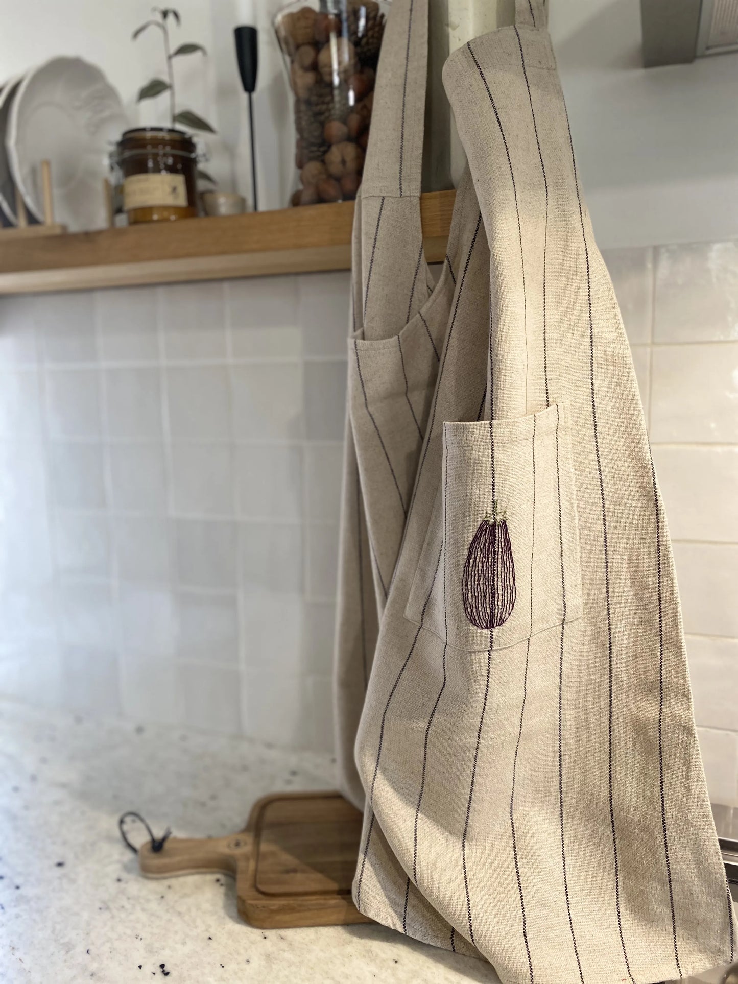 Tablier Aubergine