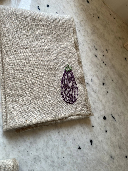 Serviette Aubergine