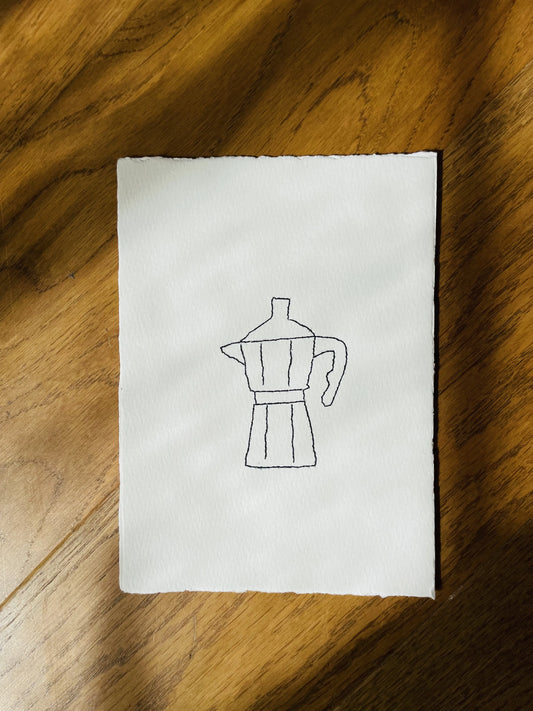 Carte "Cafetière"