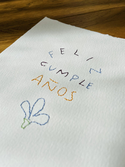 Carte "Feliz Cumpleaños"
