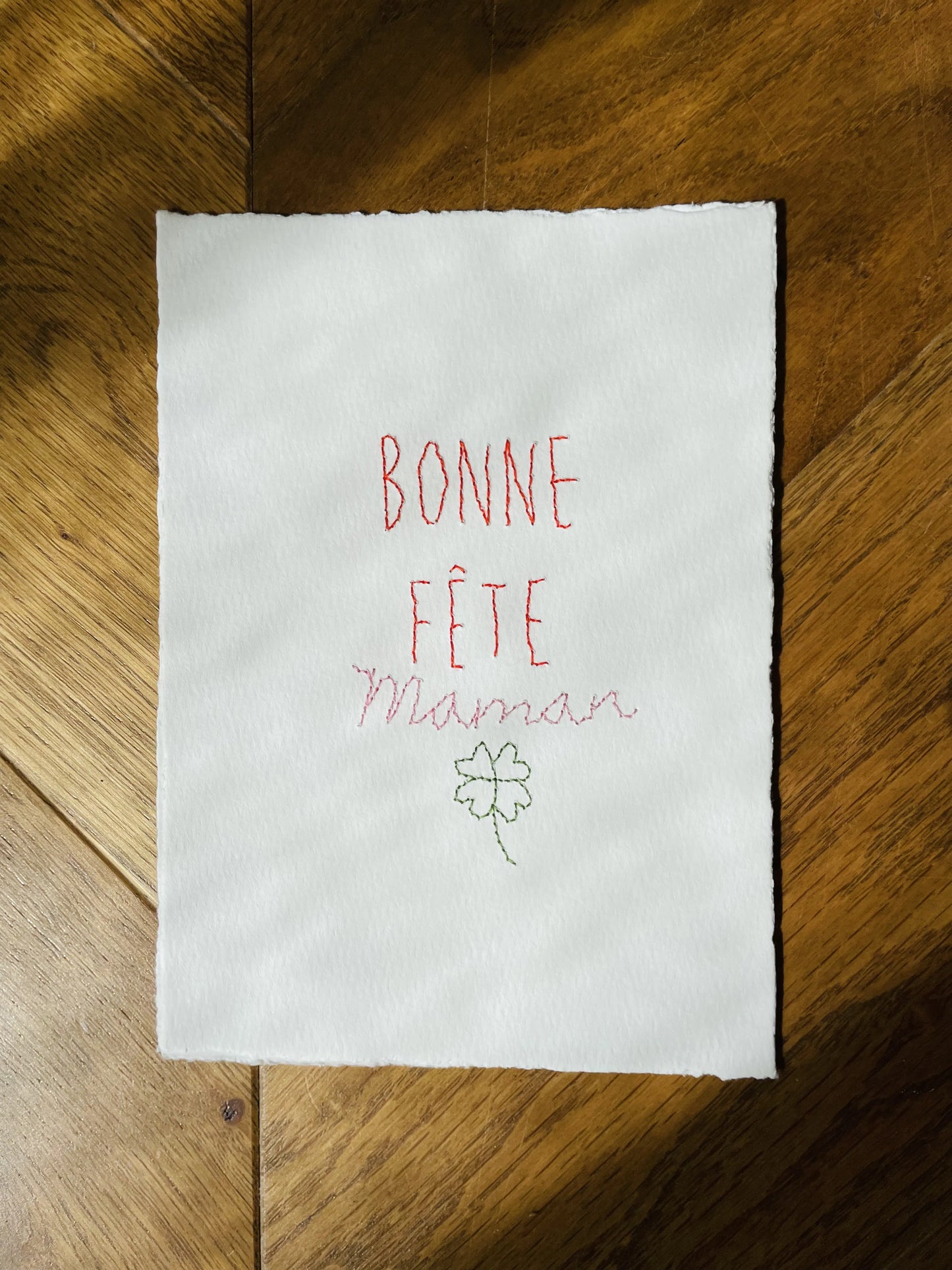 Carte "Bonne fête Maman"