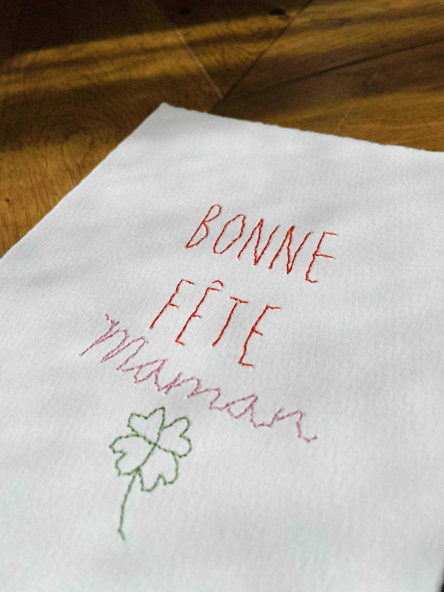 Carte "Bonne fête Maman"