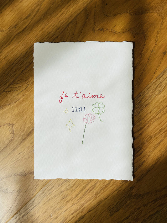 Carte "Je t’aime"