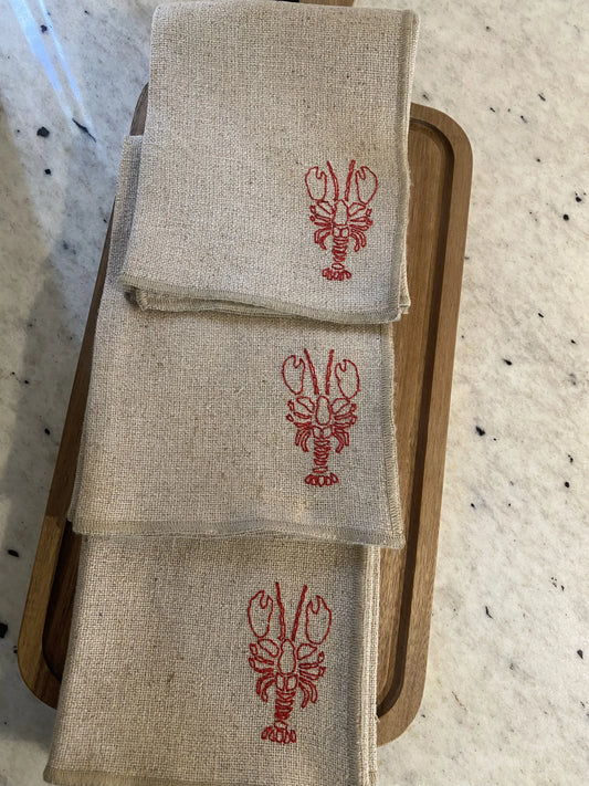 Serviette Homard