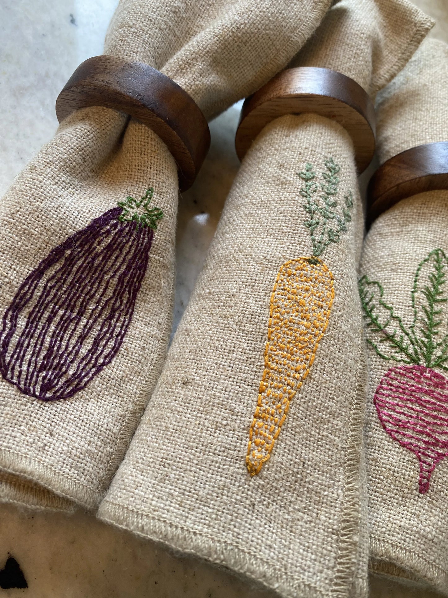 Serviette Carotte
