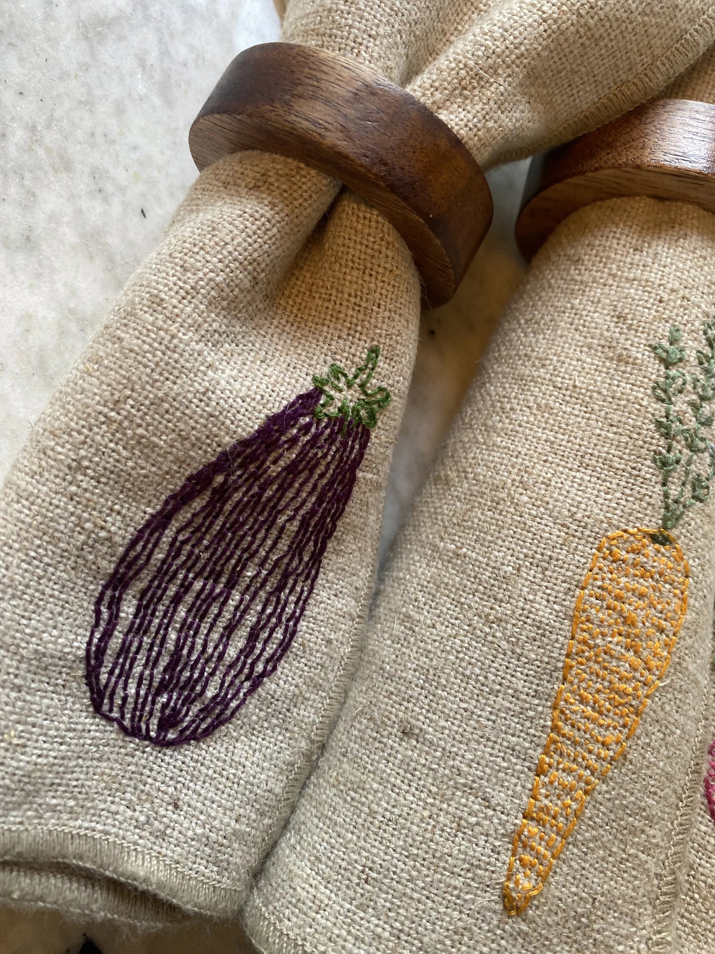 Serviette Aubergine