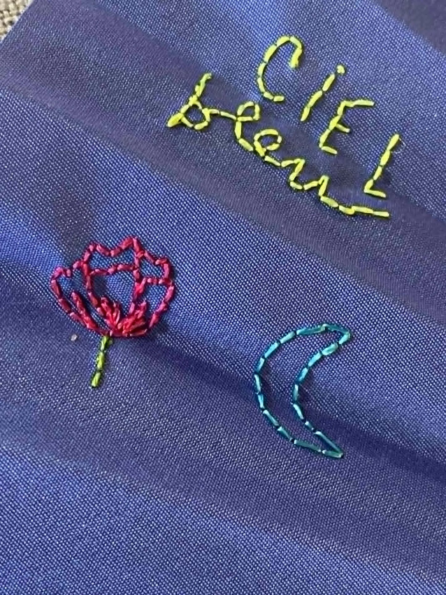 Éventail Ciel Bleu